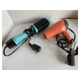 REVLON EXTRA LARGE CURLING BRUSH & REMINGTON HAIR DRYER