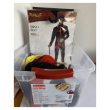 CRATE OF MISC HALLOWEEN COSTUMES (CRATE NOT INCLUDED)