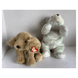 TY BEANIE BUDDY 1996 "CORKY" & 2001 "GUM DROP" NO HANG TAG