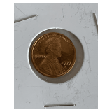 1977S PROOF CAMEO LINCOLN COPPER PENNY