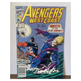 MARVEL COMICS VOL 2 NO 69 APRIL 1991 AVENGERS WEST COAST "HAWKEYE VS US AGENT"