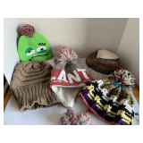 5 ASSORTED HANDMADE HATS
