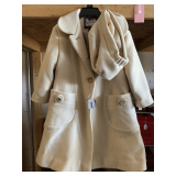 VINTAGE ROTHSCHILD BEIGE WOOL CHILDS 4T COAT & CAP