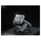 14k Gold and Diamond Ring Size 6 Marked 14kt & FD Hallmark, 4.2 Grams (Gemstones Tested With Presidium Duo Tester)