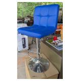 3 Adjustable Height Swivel Bar Stools - 1 Assymbled and 2 more in box UNUSED