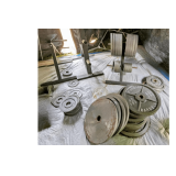 Assorted Weight Plates and 3 Weight Racks ONLY (Does Not Include Dumbbells))