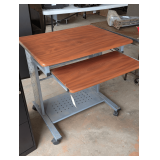 Rolling Desk With Locking Wheels