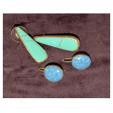 Turquoise and Sterling Silver Earrings
