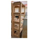 Unfinished Wooden Shelving Unit Approx 70" Tall x 36" Wide