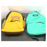 Backpacks, two pieces, see pictures for details.
