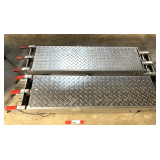 Aluminum Diamond Plate Heavy Duty Ramps. See pictures for details.