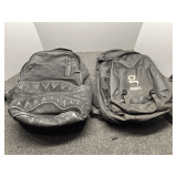 Backpacks, two pieces, see pictures for details.