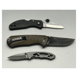 Knife assortment to include Gerber, Smith & Wesson, and more. See pictures for details.
