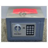First alert safe with keys, no combination, see pictures for details.