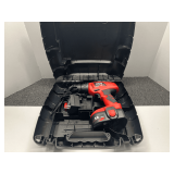 Skill 18 V cordless drill, comes with battery, charger, and carrying/storage case. Working condition unknown, see pictures for details.