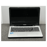 Asus laptop, model X555L, working condition unknown, small hinge panel is missing, no charger, see pictures for details.