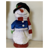 ANIMATED MUSICAL SNOWMAN 18" TALL