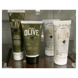 NEW KORRES PURE GREEK OLIVE - 2 BODY CREAM, 1 BODY BUTTER, 1 HAND/NAIL LOTION