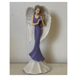 2013 HAMILTON COLLECTION OF THOMAS KINKADE ANGEL OF CARING W/ COA "COMPASSION" 7 1/2" TALL X 3 1/2" WIDE