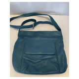 STONE MOUNTAIN BLUE LEATHER PURSE
