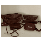 SMALL BROWN LEATHER CROSSBODY WALLET, BROWN LEATHER FANNY PACK & MORE