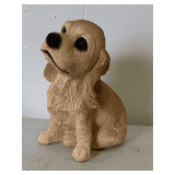 COCKER SPANIEL PUPPY COIN BANK (RESIN) 6 1/2" TALL