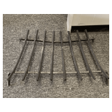LARGE CAST IRON FIRE GRATE 27" WIDE X 18" DEEP
