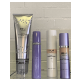 4 NEW PRAI BEAUTY - THROAT & DECOLLETAGE SERUM, 2 JAWLINE SERUM & 1 OXYGEN TREATMENT