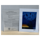 LITHOGRAPH BY MARKO MAVROVICH WITH COA 11 7/8" X 10"