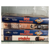 4 CHILDREN VHS MOVIES