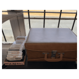 CASSETTE CARRYING CASE & 18 CASSETTES