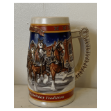 1999 BUDWEISER HOLIDAY STEIN "A CENTURY OF TRADITION"