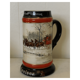 1990 BUDWEISER HOLIDAY STEIN "AN AMERICAN TRADITION"