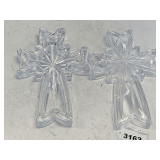 WATERFORD "MARQUIS" CRYSTAL CROSS DISH