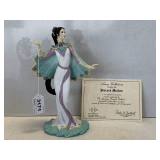 LENOX THE LEGENDARY PRINCESS FIGURINE "PEACOCK MAIDEN" W/ BOX AND COA 9" TALL