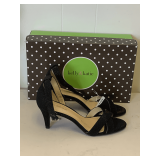 NEW KELLY & KATIE BLACK AFTER 5 HEELS SIZE 6 1/2