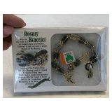 NEW ROSARY BRACELET MADE IN IRELAND