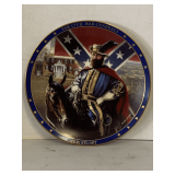 HAMILTON COLLECTION PLATE #0863B "THE CIVIL WAR GENERALS J.E.B. STUART" 8 1/2" ROUND