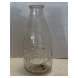VINTAGE DIXIE DAIRIES QUART GLASS BOTTLE - MACON, GA (GREAT CONDITION)