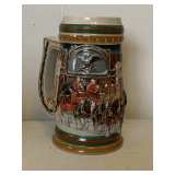 1997 BUDWEISER HOLIDAY STEIN "HOME FOR THE HOLIDAYS"