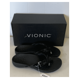 NEW VIONIC BLACK SANDALS SIZE 6 1/2