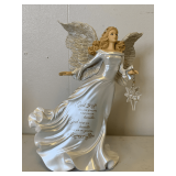 2016 DONA GELSINGER ANGEL FIGURINE "MY STRENGTH MY GUIDE" WITH COA 9" TALL X 6" WIDE