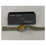 VINTAGE MENTOR SWISS WATCH WITH ORIGINAL BOX