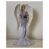 2013 HAMILTON COLLECTION OF THOMAS KINKADE ANGEL OF CARING W/ COA "COMMITMENT" 7 1/2" TALL X 3 1/2" WIDE