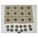 Collection of Canadian Five Cent Coins