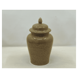 DR… Ceramic Ginger jar vase, the inside rim of the lid is chipped, see pictures for details.