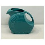 Master… Fiestaware turquoise disk pitcher, see pictures for details.