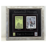 DR… USPS memorial artwork, “American Heroes, Past & Present”, see pictures for details.