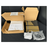 Garage… Flat square showerheads, set of two, see pictures for details.