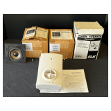 Garage… Micro module full range in wall loudspeaker, horn speaker, and wireless siren module, four pieces total, please inspect to make sure these items fit your needs, see pictures for details.